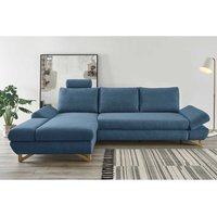 Sofa Ecke modern blau im Skandi Design verstellbaren Armlehnen von Brandolf