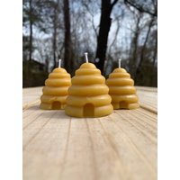 Bienenwachskerze - 3Er Pack Handgegossene Kerze Reine Bienenwachskerzen Von Bienenwachs von BrandonsBeez