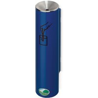 VAR® Sicherheits Ascher, selbstlöschend, Wand- oder Rohrbefestigung, enzianblau von VAR®