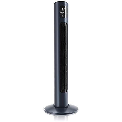 Brandson - Turmventilator mit Fernbedienung - Preisträger 2025 - Oszillation 60° - Standventilator - mobiler Lüfter - Säulenventilator - 96 cm - Ventilator 3 Geschwindigkeitsstufen - GS - dunkelblau Brandson - Turmventilator mit Fernbedienung - Preisträger 2025 - Oszillation 60° - Standventilator - mobiler Lüfter - Säulenventilator - 96 cm - Ventilator 3 Geschwindigkeitsstufen - GS - dunkelblau von Brandson