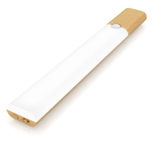 Bearware - LED Schrankbeleuchtung mit Bewegungsmelder - Dimmbar – Unterbauleuchte Unterschrankleuchte – 1000 mAh Akku – Lichtsensor – PIR Infrarotsensor Bewegungssensor 120° - mit 20 sec. Timer von Brandson