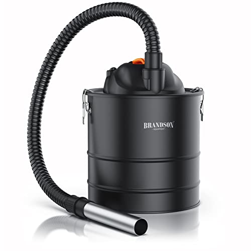 Brandson - 2 in 1 Aschesauger Kaminsauger 1200W - 20 L Volumen – Saug- und Blasfunktion – Hepa-Filter und Vorfilter – Aschesauger für Kamin, Grill, Ofen - Staubsauger für Asche, Ruß von Brandson