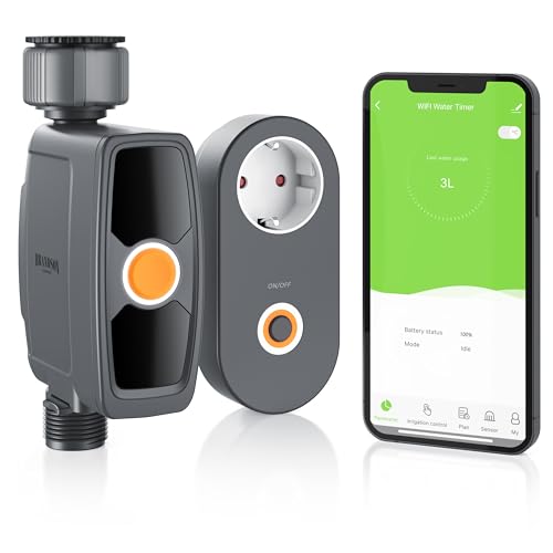 Brandson - Bewässerungscomputer WLAN - WiFi Bewässerungssystem Garten - App Smart Life - Smart Home - Bewässerungstimer - Automatische Bewässerung - Regenverzögerung - Alexa Brandson - Bewässerungscomputer WLAN - WiFi Bewässerungssystem Garten - App Smart Life - Smart Home - Bewässerungstimer - Automatische Bewässerung - Regenverzögerung - Alexa von Brandson