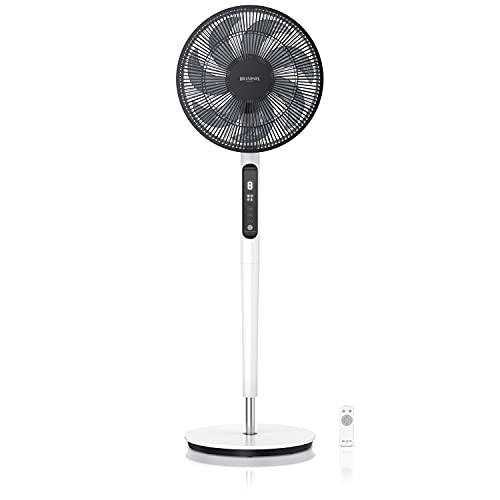 Brandson - DC Standventilator energiesparend ECO - Preisträger 2025 - Fernbedienung - Brushless Silent Motor -sehr leise – Oszilation 60° 90° 120° - Ventilator Timer – 9 Stufen - Turbo Modus - weiß Brandson - DC Standventilator energiesparend ECO - Preisträger 2025 - Fernbedienung - Brushless Silent Motor -sehr leise – Oszilation 60° 90° 120° - Ventilator Timer – 9 Stufen - Turbo Modus - weiß von Brandson