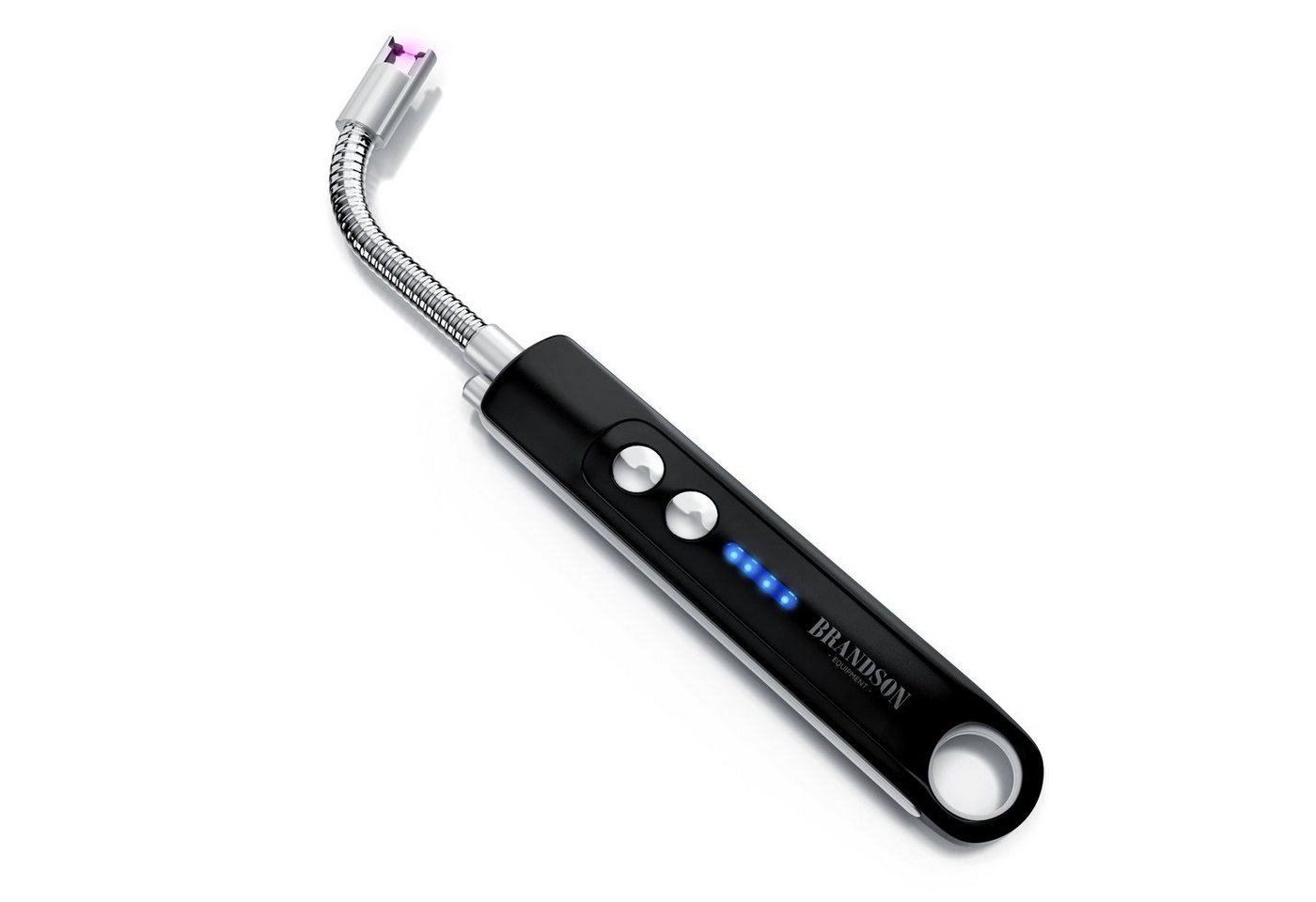 Brandson Feuerzeug, Lichtbogen Stabfeuerzeug elektrisch, Kerzenanzünder, USB aufladbar von Brandson