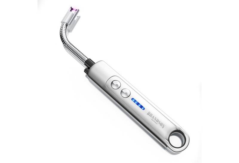Brandson Feuerzeug elektrisch, Lichtbogen Stabfeuerzeug USB aufladbar, Kerzenanzünder für Küche, Kerzen, Gasherde, Grill, Kamin von Brandson