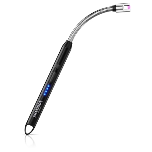 Brandson - Feuerzeug elektrisch - Stabfeuerzeug Lichtbogen mit Akku - USB aufladbar - Kaminanzünder - für Küche Kerzen Gasherde Grill Kamin Brandson - Feuerzeug elektrisch - Stabfeuerzeug Lichtbogen mit Akku - USB aufladbar - Kaminanzünder - für Küche Kerzen Gasherde Grill Kamin von Brandson