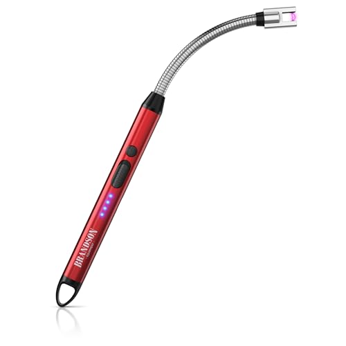 Brandson - Feuerzeug elektrisch - Stabfeuerzeug Lichtbogen mit Akku - USB aufladbar - Kaminanzünder - für Küche Kerzen Gasherde Grill Kamin Brandson - Feuerzeug elektrisch - Stabfeuerzeug Lichtbogen mit Akku - USB aufladbar - Kaminanzünder - für Küche Kerzen Gasherde Grill Kamin von Brandson