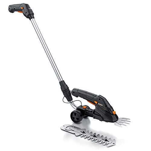 Brandson - Grasschere mit Akku 7,2V - elektrische Rasenschere Strauchschere - inkl. Teleskopstange/Stiel - 2000mAh Akku - 1 x Grasmesser und 1 x Strauchmesser - Rasenkantenschneider - Rasentrimmer Brandson - Grasschere mit Akku 7,2V - elektrische Rasenschere Strauchschere - inkl. Teleskopstange/Stiel - 2000mAh Akku - 1 x Grasmesser und 1 x Strauchmesser - Rasenkantenschneider - Rasentrimmer von Brandson