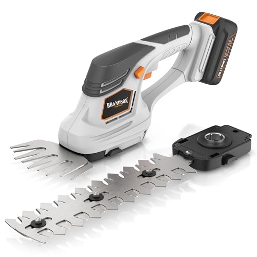 Brandson - Grasschere mit Akku - kabellose Strauch und Heckenschere - elektrischer Rasenkantenschneider – Aufsätze zum Wechsel - 12mAh Akku und Ladegerät inklusive Brandson - Grasschere mit Akku - kabellose Strauch und Heckenschere - elektrischer Rasenkantenschneider – Aufsätze zum Wechsel - 12mAh Akku und Ladegerät inklusive von Brandson