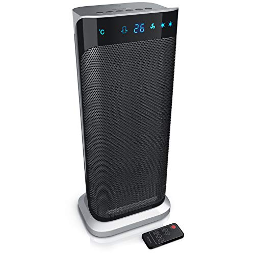 Brandson - Heizlüfter mit Fernbedienung - Preisträger 2025 - energiesparend leise, 2000 Watt Keramik-Heizlüfter Badezimmer - Schnellheizer mit Oszillationsfunktion - Heizung Heater - GS zertifiziert von Brandson