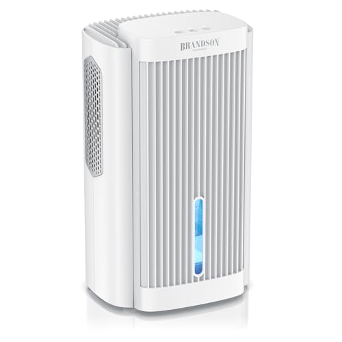 Brandson - Luftentfeuchter elektrisch - Raumentfeuchter Entfeuchter Dehumidifier – klein und leise - 2000 ml - Küche Schlafzimmer Büro Garage von Brandson