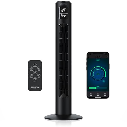 Brandson - Turmventilator ECO mit DC Motor - sehr leise – Wlan Smart Home mit App/WiFi Alexa Sprachsteuerung - Ventilator mit Oszillation – Preisträger 2025 Brandson - Turmventilator ECO mit DC Motor - sehr leise – Wlan Smart Home mit App/WiFi Alexa Sprachsteuerung - Ventilator mit Oszillation – Preisträger 2025 von Brandson