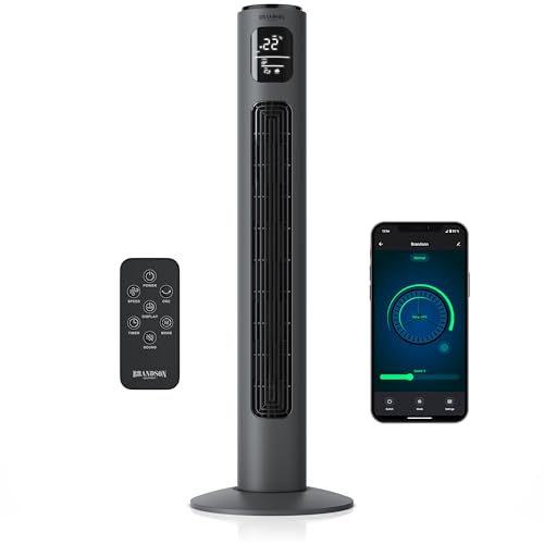 Brandson - Turmventilator ECO mit DC Motor - sehr leise – Wlan Smart Home mit App/WiFi Alexa Sprachsteuerung - Ventilator mit Oszillation – Preisträger 2025 Brandson - Turmventilator ECO mit DC Motor - sehr leise – Wlan Smart Home mit App/WiFi Alexa Sprachsteuerung - Ventilator mit Oszillation – Preisträger 2025 von Brandson