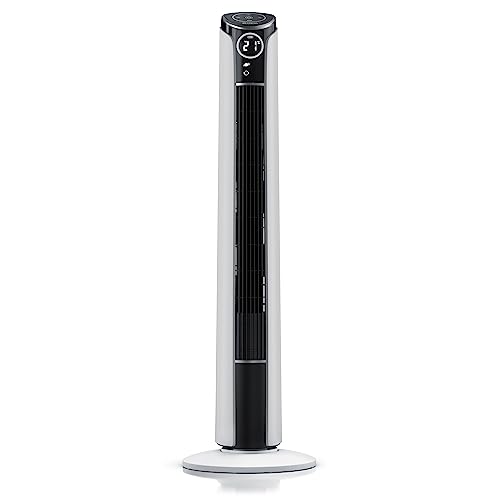 Brandson - Turmventilator mit Fernbedienung 108 cm - Ventilator 10 Grad neigbar - mobiler Lüfter - Standventilator mit Oszillation - 3 Geschwindigkeiten 4 Lüftungs-Modi, GS Brandson - Turmventilator mit Fernbedienung 108 cm - Ventilator 10 Grad neigbar - mobiler Lüfter - Standventilator mit Oszillation - 3 Geschwindigkeiten 4 Lüftungs-Modi, GS von Brandson