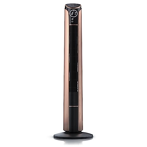 Brandson - Turmventilator mit Fernbedienung 108 cm - Ventilator 10 Grad neigbar - mobiler Lüfter - Standventilator - Oszillation - 3 Geschwindigkeiten 4 Lüftungs-Modi - GS - Pearl Rouge Brandson - Turmventilator mit Fernbedienung 108 cm - Ventilator 10 Grad neigbar - mobiler Lüfter - Standventilator - Oszillation - 3 Geschwindigkeiten 4 Lüftungs-Modi - GS - Pearl Rouge von Brandson
