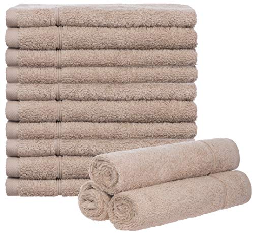 Brandsseller 10er Set Gästehandtuch 30 x 50 cm Gästetücher Frottier Handtuch mit Aufhänger Baumwolle 450 g/m² Bad Haushalt - Sand Brandsseller 10er Set Gästehandtuch 30 x 50 cm Gästetücher Frottier Handtuch mit Aufhänger Baumwolle 450 g/m² Bad Haushalt - Sand von Brandsseller