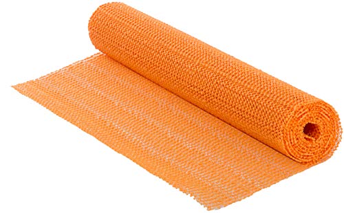 Brandsseller Anti-Rutschmatte 150 x 30 cm individuell zuschneidbare Rutschschutzunterlage Orange von Brandsseller