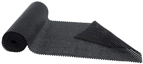 Brandsseller Anti-Rutschmatte 190 x 30,5 cm individuell zuschneidbare Rutschschutzunterlage Schwarz von Brandsseller