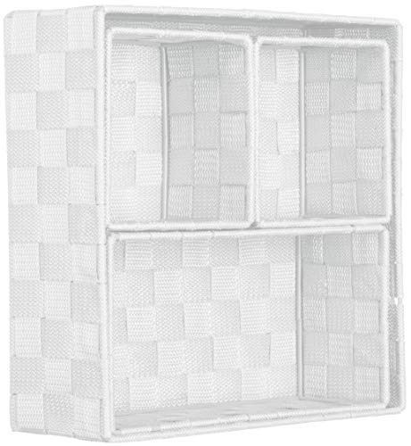 Brandsseller Aufbewahrungsbox Dekobox - Rattan/Flecht Optik - 4er Set (Weiß) von Brandsseller