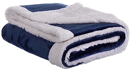 Brandsseller Baby Flanell/Sherpa Kuscheldecke 100 x 150 cm Schmusedecke Kinderdecke von Brandsseller