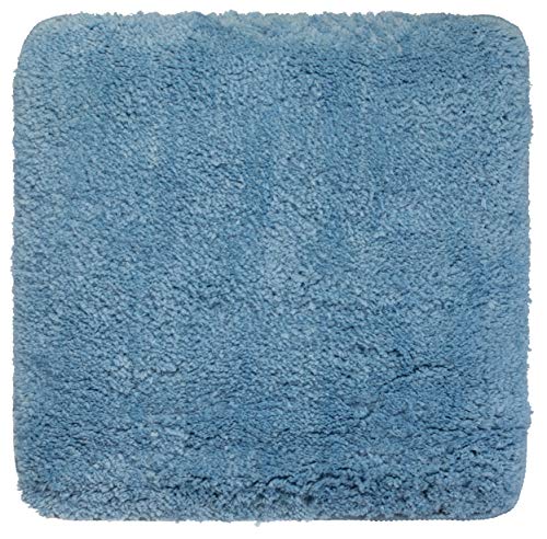 Brandsseller Badteppich Mikrofaser Badematte Badvorleger ca. 45x45 cm Hellblau von Brandsseller