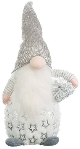 Brandsseller Deko Wichtel mit LED Beleuchtung Weihnachts Gnom ca. 42 cm Hoch Wichtel Stoff Kobold Zwerg Motiv 1 von Brandsseller