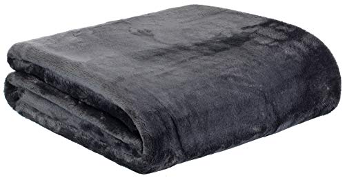 Brandsseller Kuscheldecke Wohndecke Tagesdecke Cashmere Feeling 200 x 150 cm Grau von Brandsseller