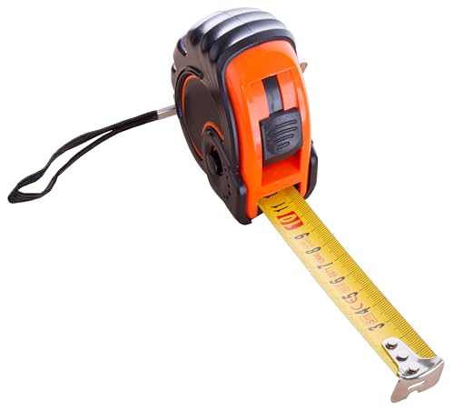 Brandsseller Maßband Länge 5m Bandbreite 18mm - Extra starkes gebogenes Band - Robustes Kunststoffgehäuse - Feststeller - Automatischer Rücklauf - Gürtelclip Brandsseller Maßband Länge 5m Bandbreite 18mm - Extra starkes gebogenes Band - Robustes Kunststoffgehäuse - Feststeller - Automatischer Rücklauf - Gürtelclip von Brandsseller