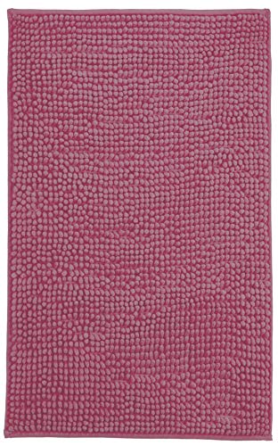 Brandsseller Moderne Chenille Badmatte Duschmatte Badeteppich im Shaggy Style (60 x 90 cm, Lila) von Brandsseller