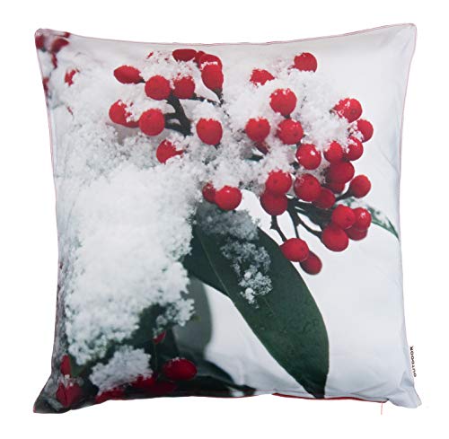 Brandsseller Outdoor Weihnachts Kissen Dekokissen Motivkissen Schmutz und Wasserabweisend mit Reißverschluss 45x45 cm Motiv 8 von Brandsseller