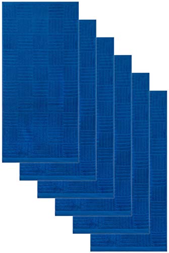 Brandsseller Schiesser Handtuch 6er-Set 50x100 cm 550g/m² 100% Baumwolle Handtücher - Blau von Brandsseller