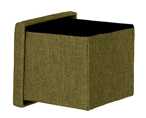 Brandsseller Stauraumhocker Aufbewahrungsbox Truhe Kiste - faltbar mit gepolstertem Deckel ideal zum Sitzen - Grün, 30x30x30 cm Brandsseller Stauraumhocker Aufbewahrungsbox Truhe Kiste - faltbar mit gepolstertem Deckel ideal zum Sitzen - Grün, 30x30x30 cm von Brandsseller