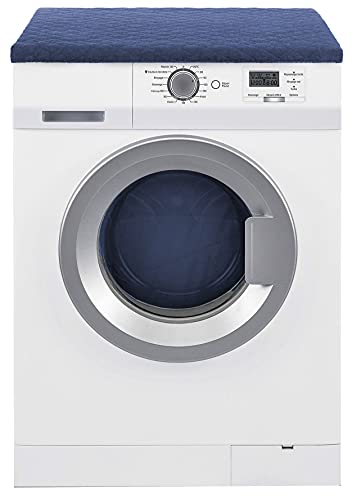 Brandsseller Trockner und Waschmaschinenschonbezug 100% Baumwolle ca.60x60x5 cm (ca. 60x60x5 cm, Blau) von Brandsseller