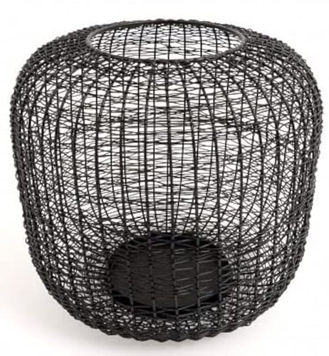 Brandsseller Kerzenständer Ø 23 x H 21 cm Metall Draht Gitter Design Schwarz Kerzenhalter Windlicht Laterne Indoor-Outdoor Deko Brandsseller Kerzenständer Ø 23 x H 21 cm Metall Draht Gitter Design Schwarz Kerzenhalter Windlicht Laterne Indoor-Outdoor Deko von Brandsseller