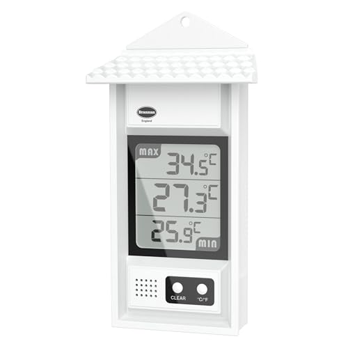 Elektronische max min-Thermometer mit Dach. von Brannan