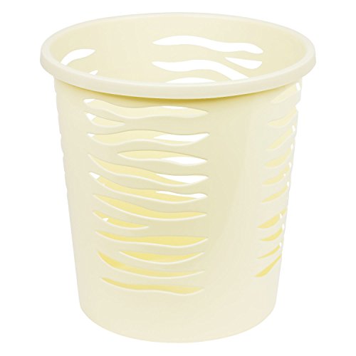 10 Liter Papierkorb Abfalleimer Mülleimer Kunststoff Papierabfall Eimer beige 10 Liter Papierkorb Abfalleimer Mülleimer Kunststoff Papierabfall Eimer beige von Branq