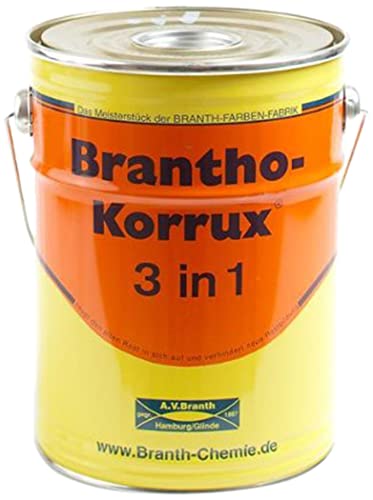 Brantho Korrux "3 in 1" 5 Liter 9005 Schwarz (19,00 EUR von echte brabth's