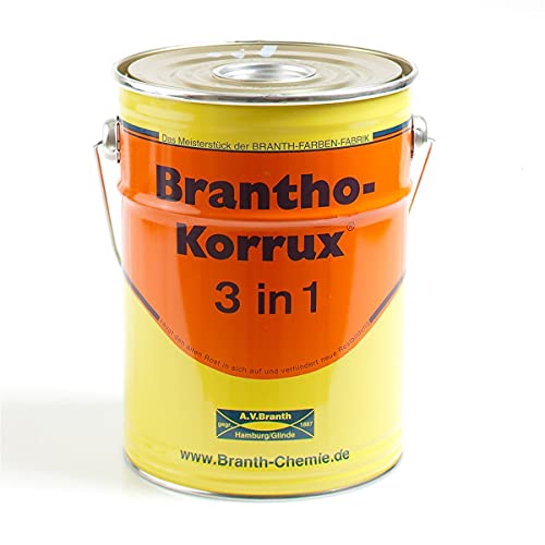 Brantho Korrux"3 in 1" 5 Liter 9010 Reinweiß (21,80 EUR/l) von Branth Farben