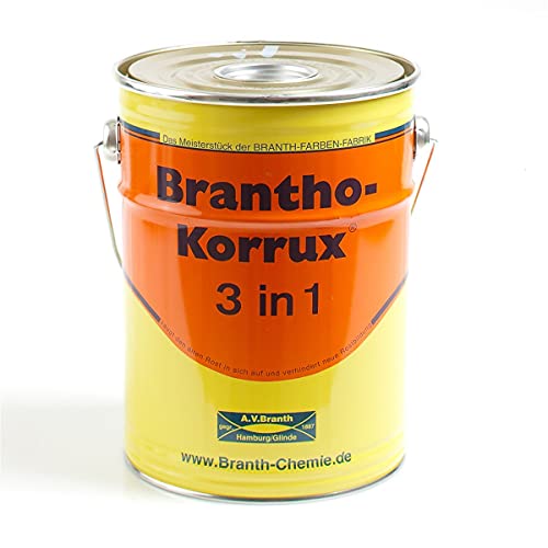 Brantho Korrux"3 in 1" 5 Liter MB7350 Novagrau (19,80 EUR/l) von Branth Farben