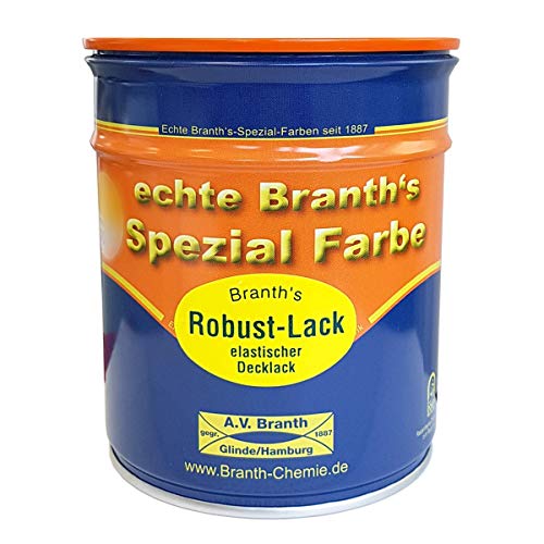 Branths Robust-Lack 0,75 l Dose 9010 Reinweiß (24,27 EUR/l) von Branth Farben