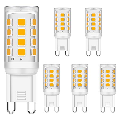 Brantoo G9 LED Glühbirnen 3W Entspricht 15W 20W 25W 28W 33W Halogen Glühbirnen, Warmweiß 2700K, CRI> 85, G9 Sockel Energie sparen LED Lampe, Kein Flimmern, Nicht dimmbar, AC 220-240V, 5er Pack von Brantoo