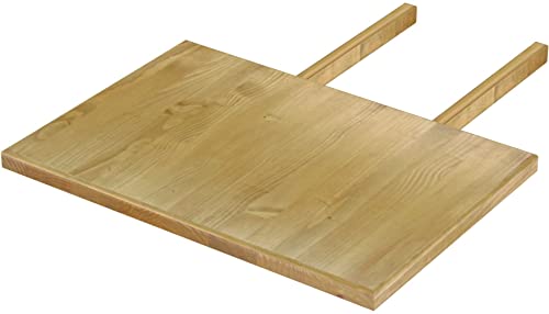 Ansteckplatte 50x73 Brasil Rio Classico oder Rio Kanto - Pinie Massivholz Echtholz - Größe & Farbe wählbar - für Esstisch Tischverlängerung Holztisch Tisch Erweiterung ausziehbar Brasilmöbel von B.R.A.S.I.L.-Möbel