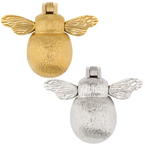 Bee Türklopfer für Haustür, poliertes Messing, mit Schließblech, UPVC, Hummel-Haustür-Möbel mit einzigartigem Design (Gold) von Brass bee