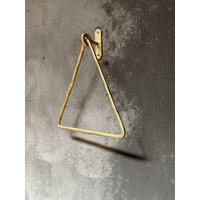 Massivem Messing Wand Befestigten Dreieckigen Handtuchhalter Für Badezimmer Massivem Messing Wand Befestigten Dreieckigen Handtuchhalter Für Badezimmer von BrassArtistry