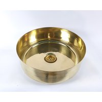 Rundes Badezimmer Waschbecken, Aufsatzbecken Waschbecken Aus Messing von BrassArtistry