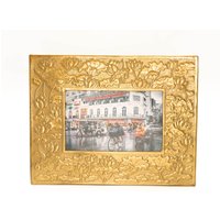 Messing Bilderrahmen | Foto Kupferhochzeitsrahmen Goldrahmen Lotus Rahmen Vintage Geburtstagsgeschenk von BrassTonkinCraft