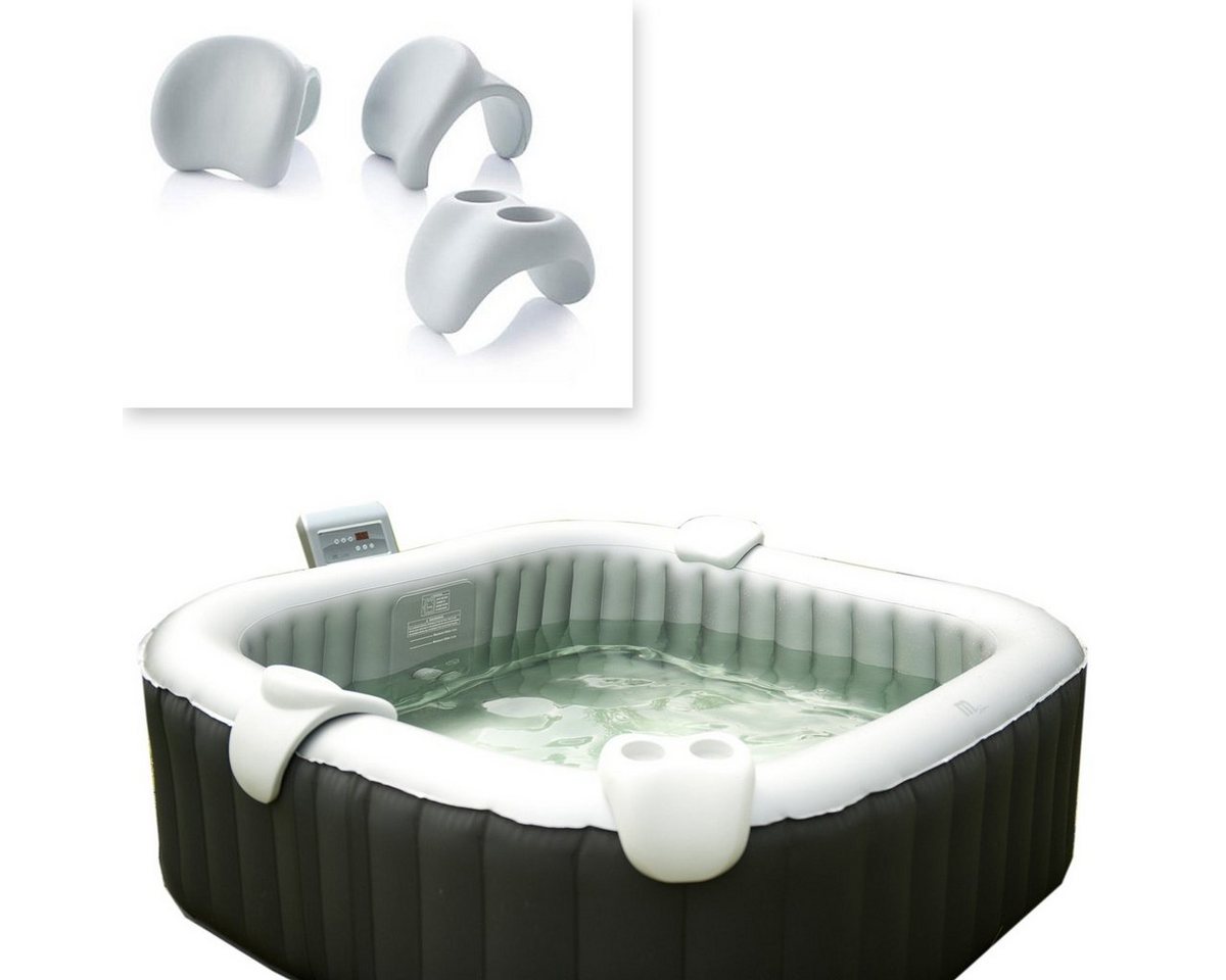 BRAST Whirlpool MSpa Comfort Set, Kissenset, Sonnendach, schwimmende Lampe, (Ozon Generator für alle MSpa Whirlpools) von Brast