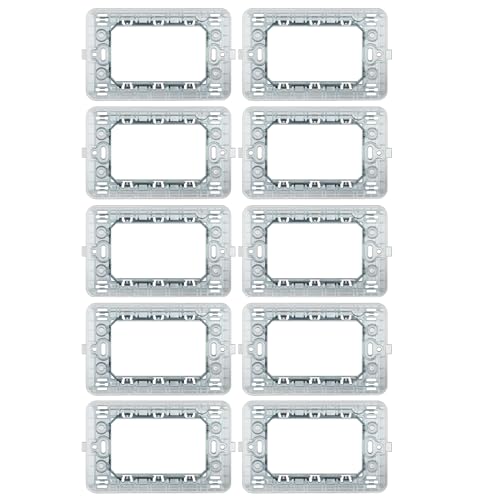 BRATEK 10 Halterungen für 3-Modul-Wandplatten, Matix-Plattenhalterung von Bratek