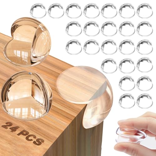 Brateuanoii 24 Stücks Eckenschutz Baby, Kantenschutz Baby, Silikon Selbstklebend Kantenschutz, Transparent Tischkantenschutz Ecken, Selbstklebend Tischkantenschutz Für Verschiedene Möbel Brateuanoii 24 Stücks Eckenschutz Baby, Kantenschutz Baby, Silikon Selbstklebend Kantenschutz, Transparent Tischkantenschutz Ecken, Selbstklebend Tischkantenschutz Für Verschiedene Möbel von Brateuanoii